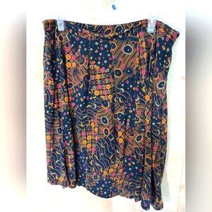 Colorful Abstract Print Women's Skirt